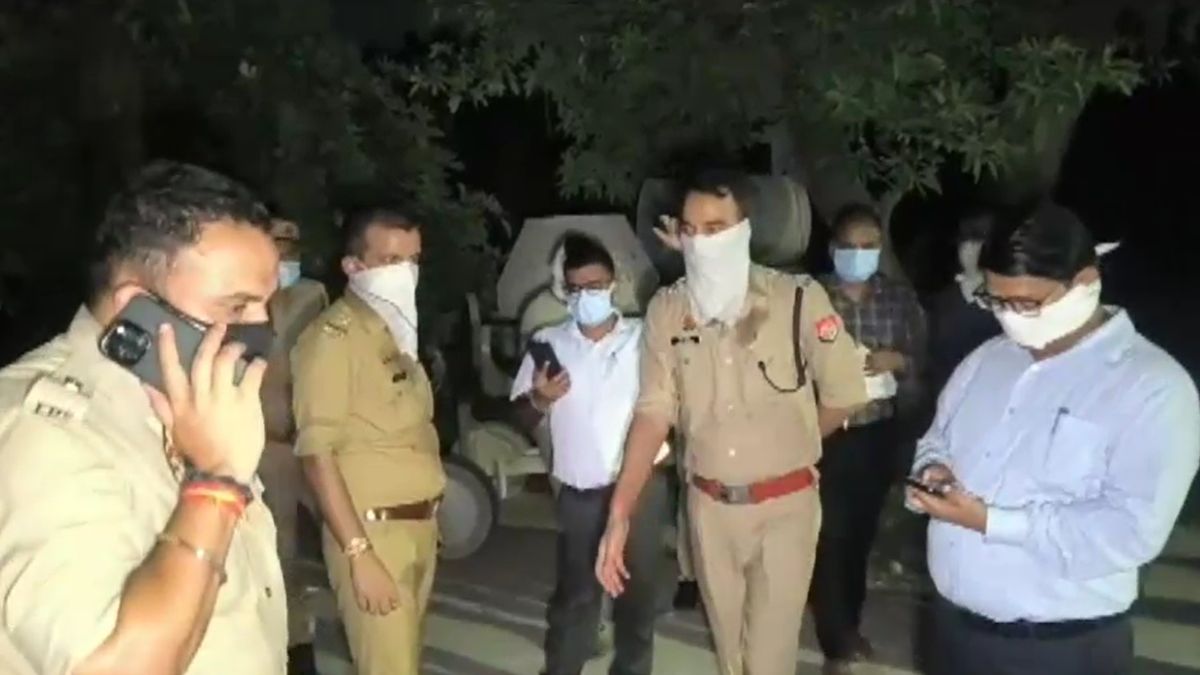 Chlorine gas leak Meerut STP sparks panic area eye irritation breathing difficulties
