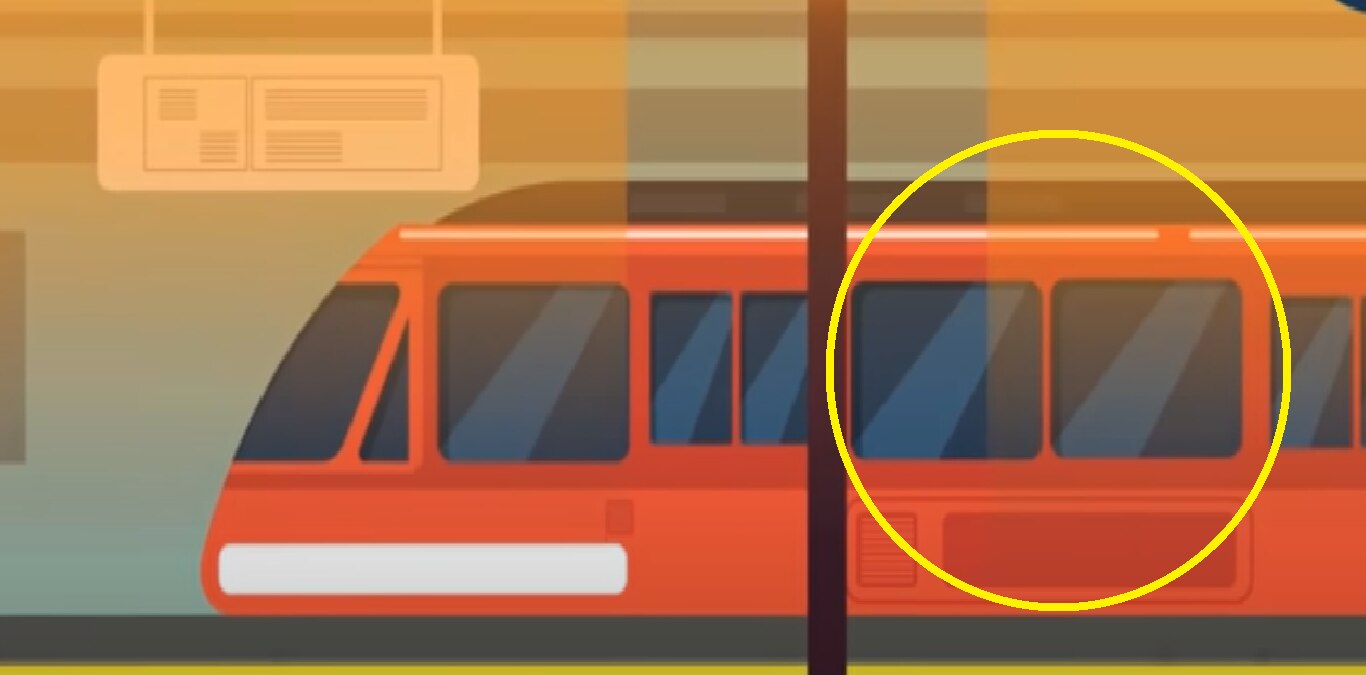 Optical Illusion (Credit: bright side Youtube) Optical Illusion (Credit: bright side Youtube)