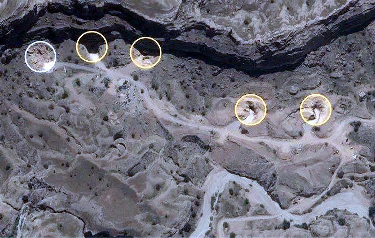 Iran underground missile sites