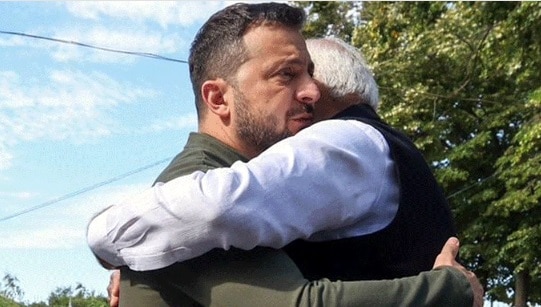 PM Modi and Ukrainian President Zelensky
