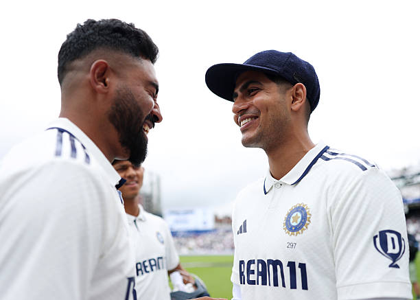 siraj and shubman gill