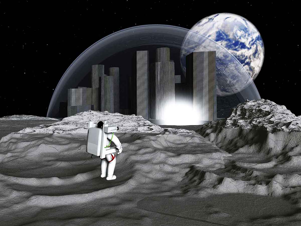 NASA Moon Houses