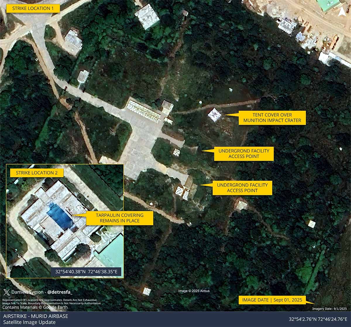 Muridke Airbase pakistan 