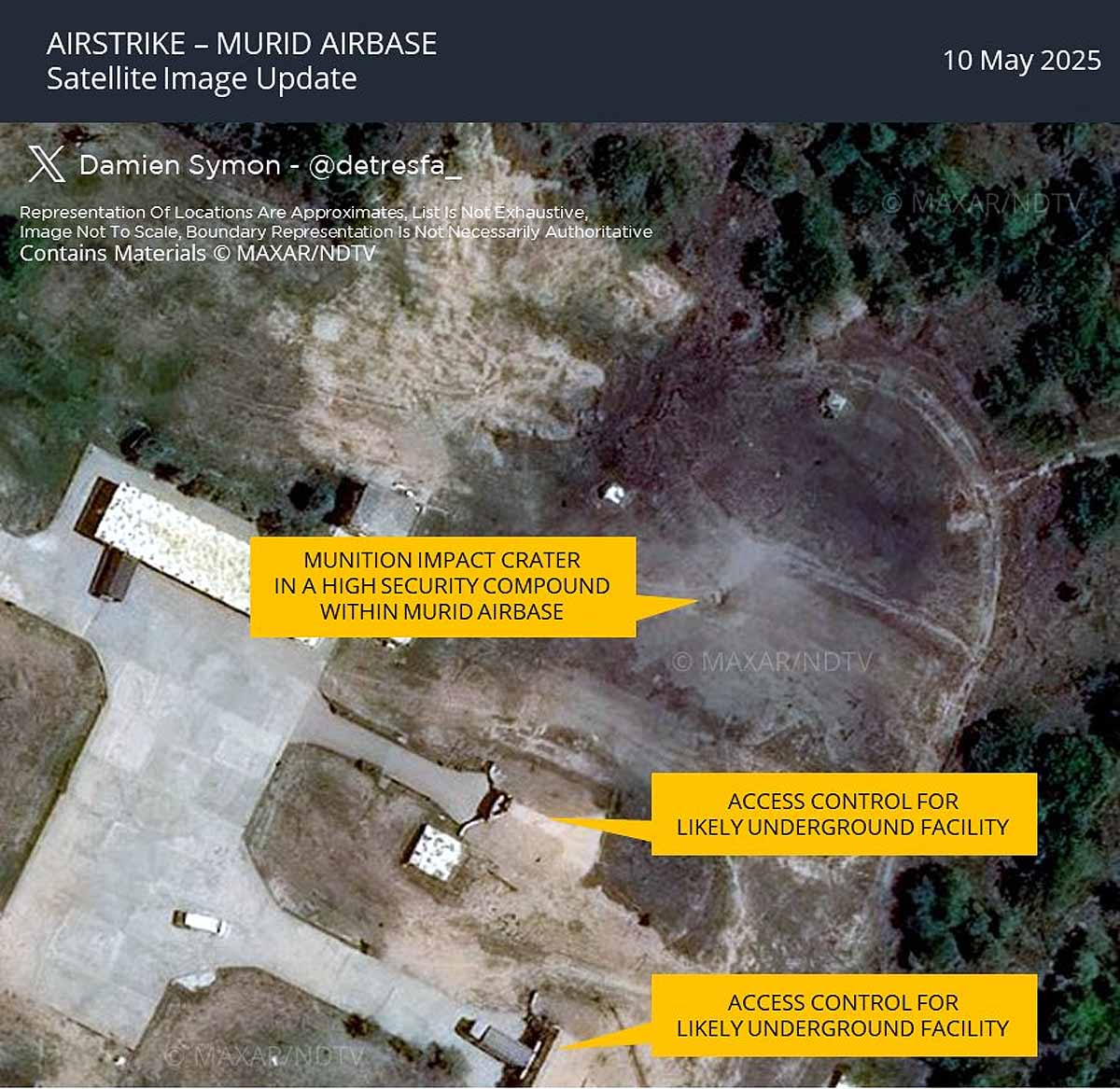 Operation Sindoor Nur Khan Airbase Murid Airbase