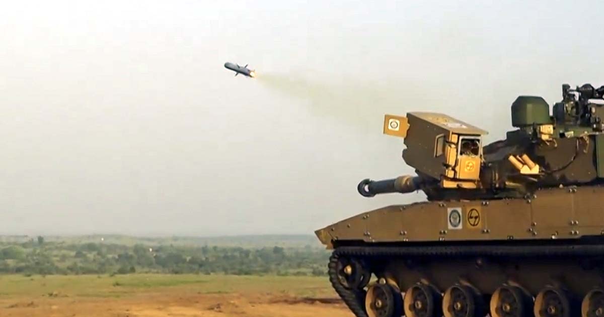  NAG MK2 anti-tank guided missile 