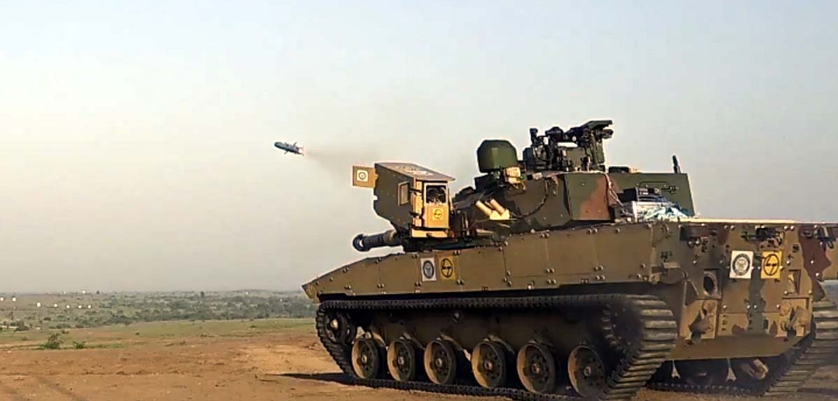  NAG MK2 anti-tank guided missile 