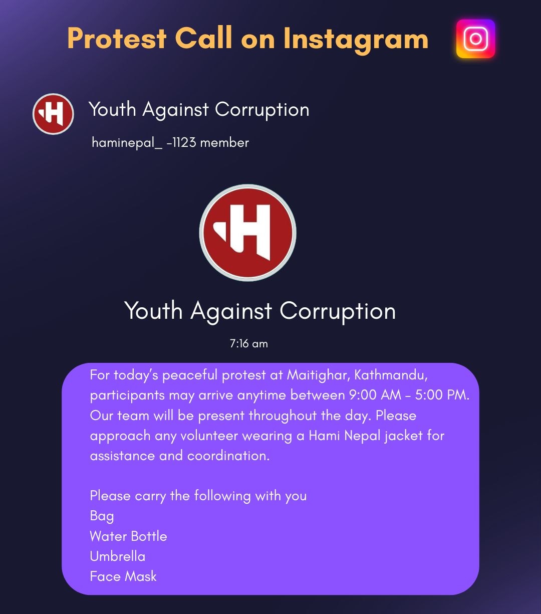 Nepal Protest