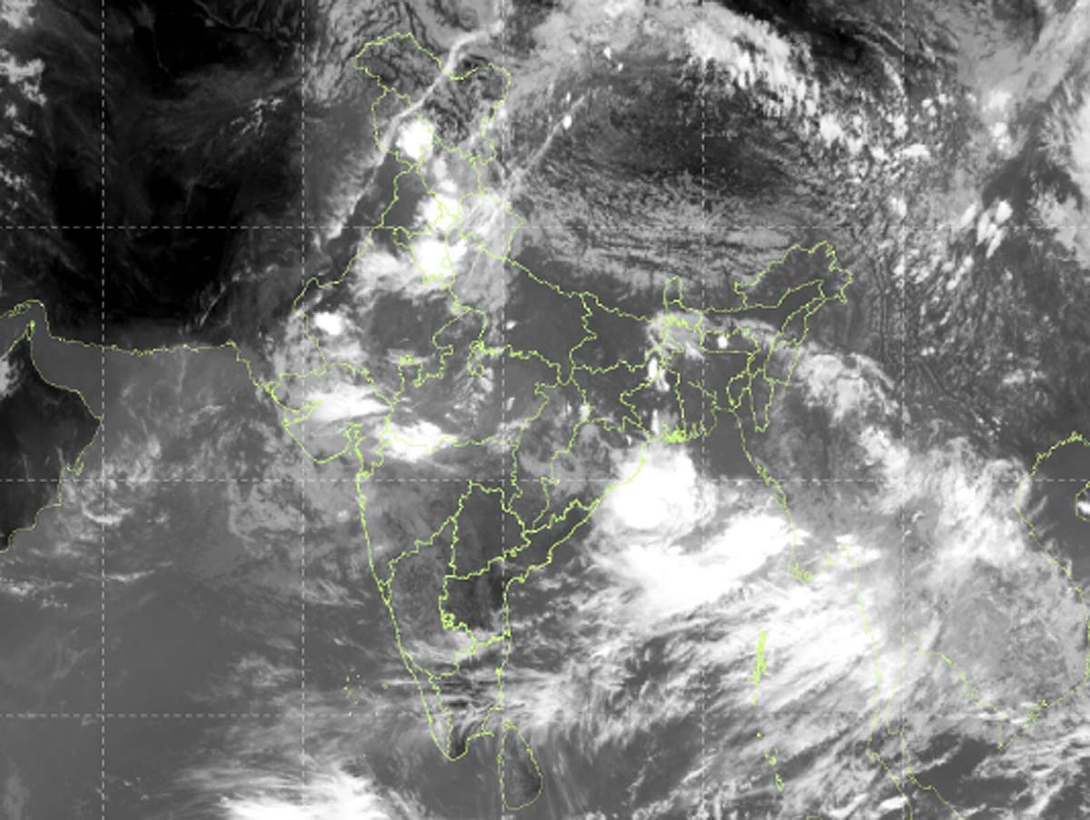 Typhoon Dolphin eats monsoon clouds of india Typhoon Dolphin eats monsoon clouds of india