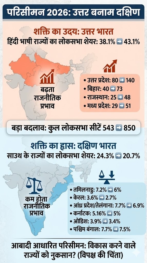 दक्षिण भारत के राज्यों का पावर
