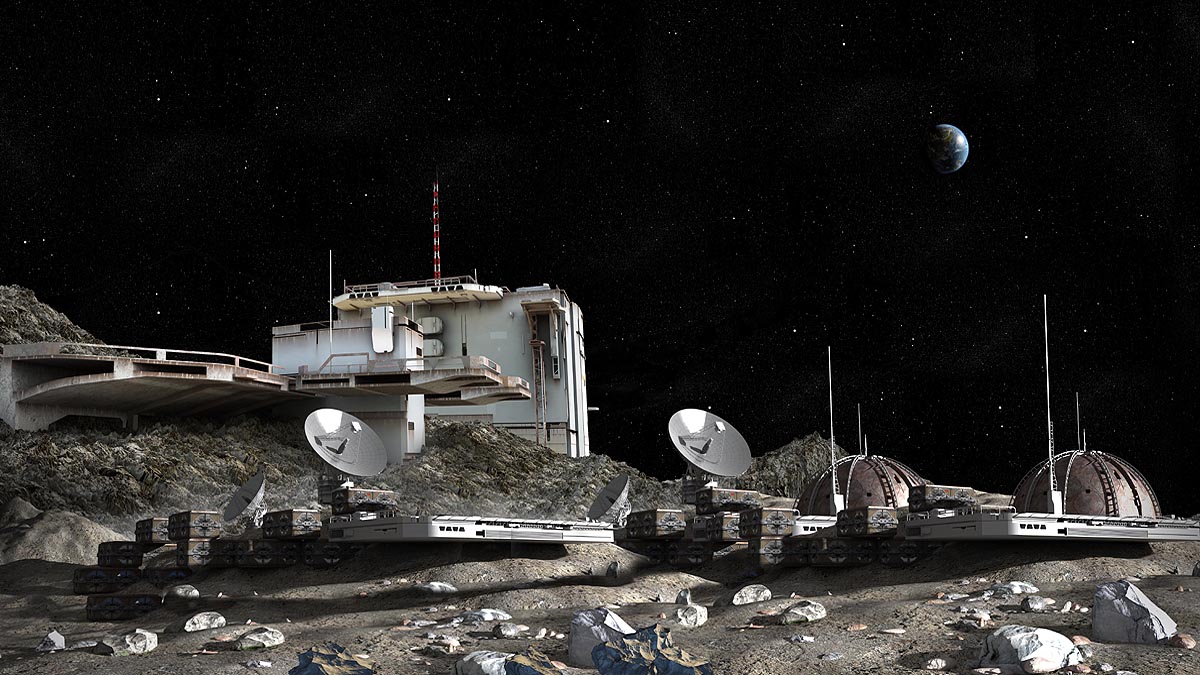 Lunar nuclear reactor