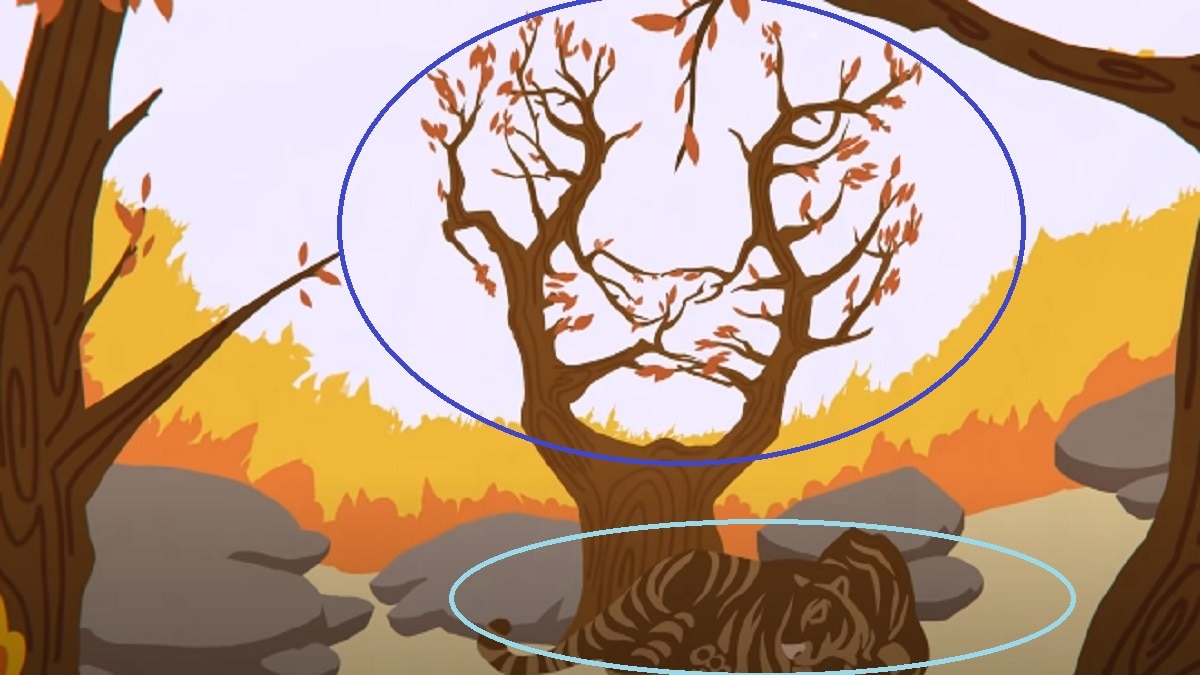 A Tree or Tiger? (Pic Credit Bright Side)