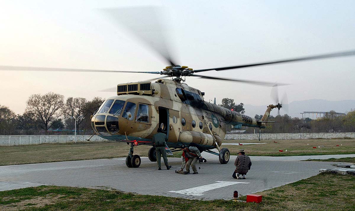 Pakistan Army Mi-17 helicopter Pakistan Army Mi-17 helicopter