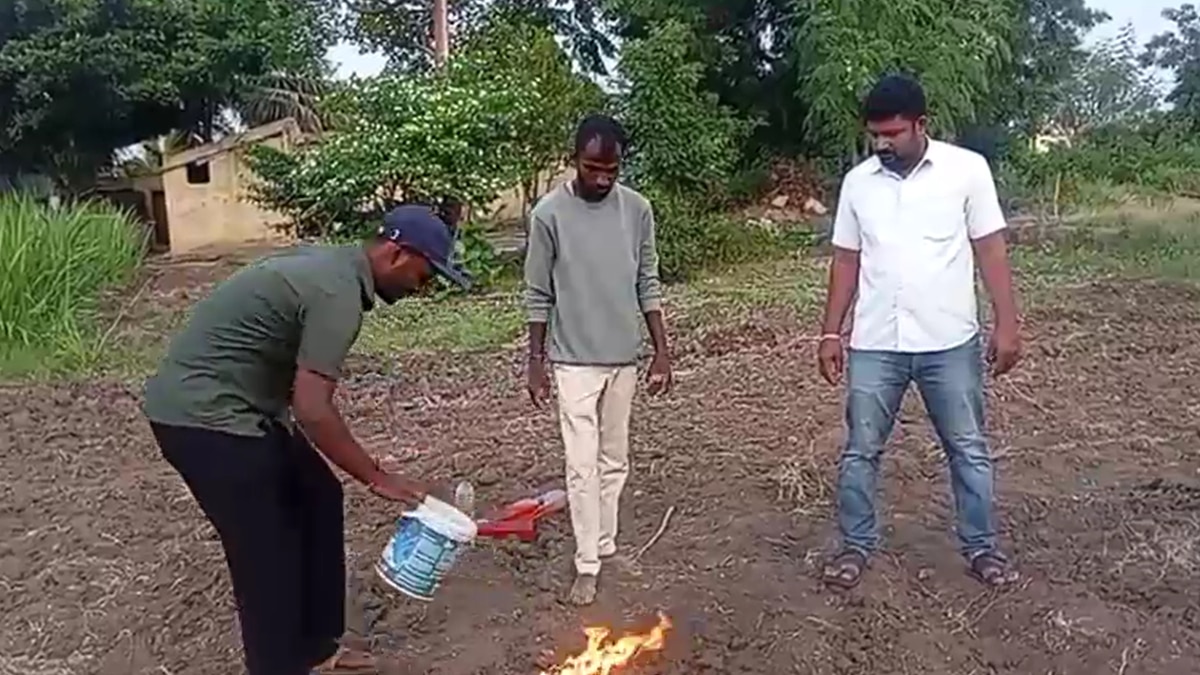 Villagers scared of fire hazard