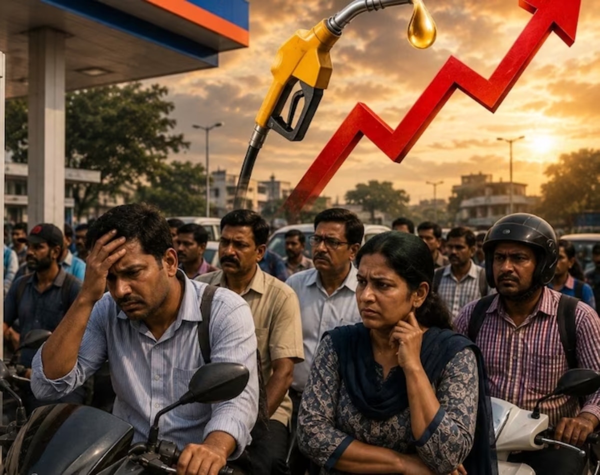 पांच दिन में दूसरी बार पेट्रोल-डीजल महंगा. (Photo: ChatGpt) Petrol Diesel Price Hike