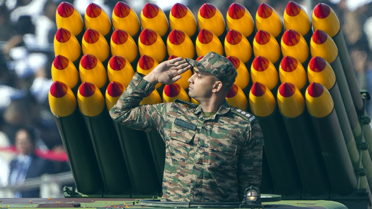 A maioria do sistema de foguetes guiado por Mkiii