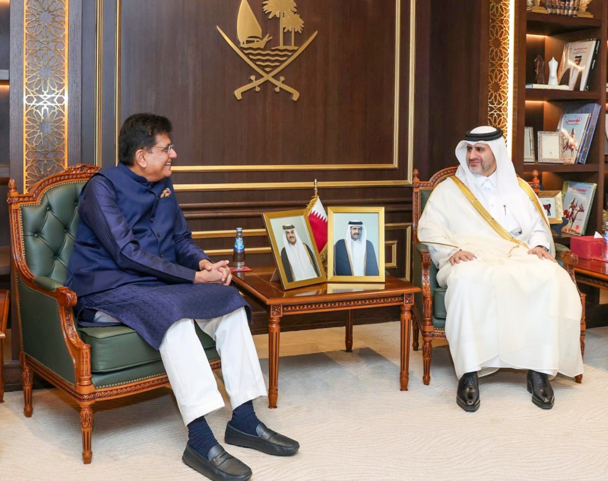 Piyush Goyal In Qatar