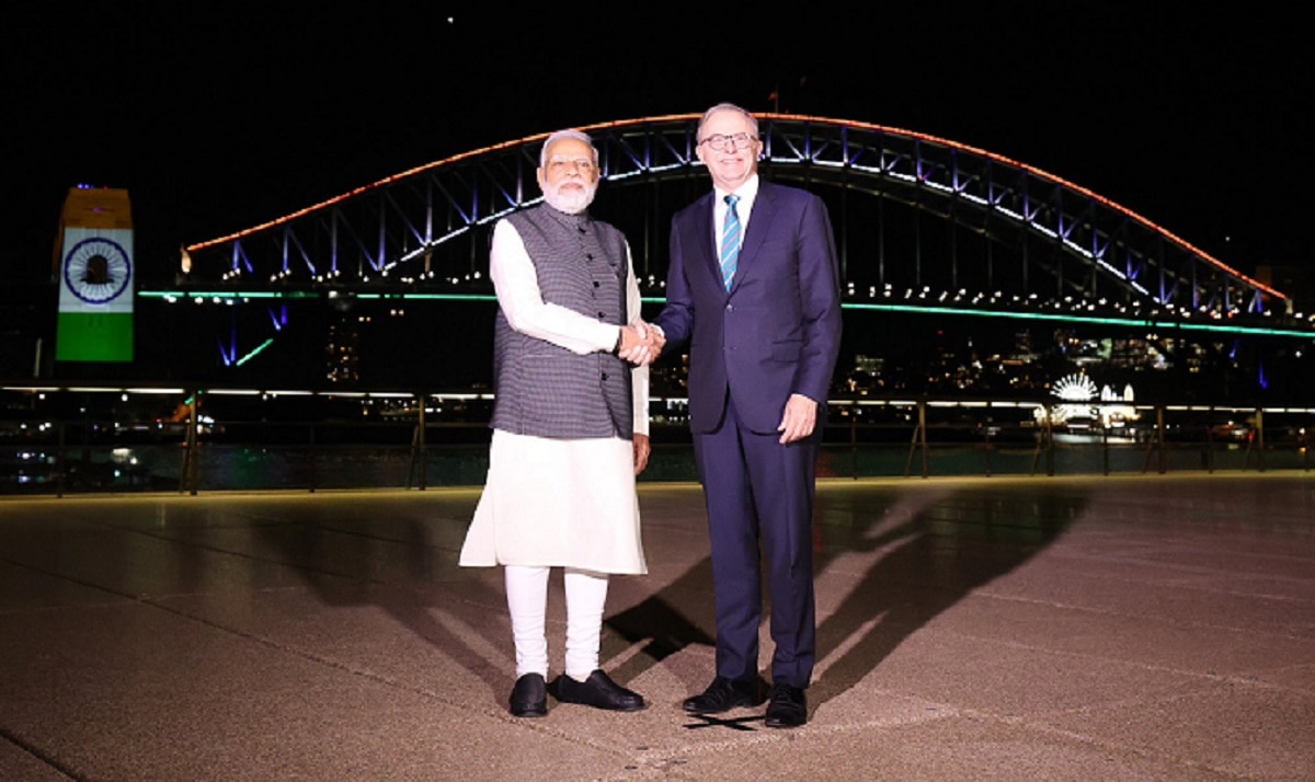 भारत के प्रधानमंत्री नरेंद्र मोदी और ऑस्ट्रेलिया के प्रधानमंत्री एंथनी अल्बानीज (फोटो ट्विटर) भारत के प्रधानमंत्री नरेंद्र मोदी और ऑस्ट्रेलिया के प्रधानमंत्री एंथनी अल्बानीज (फोटो ट्विटर)