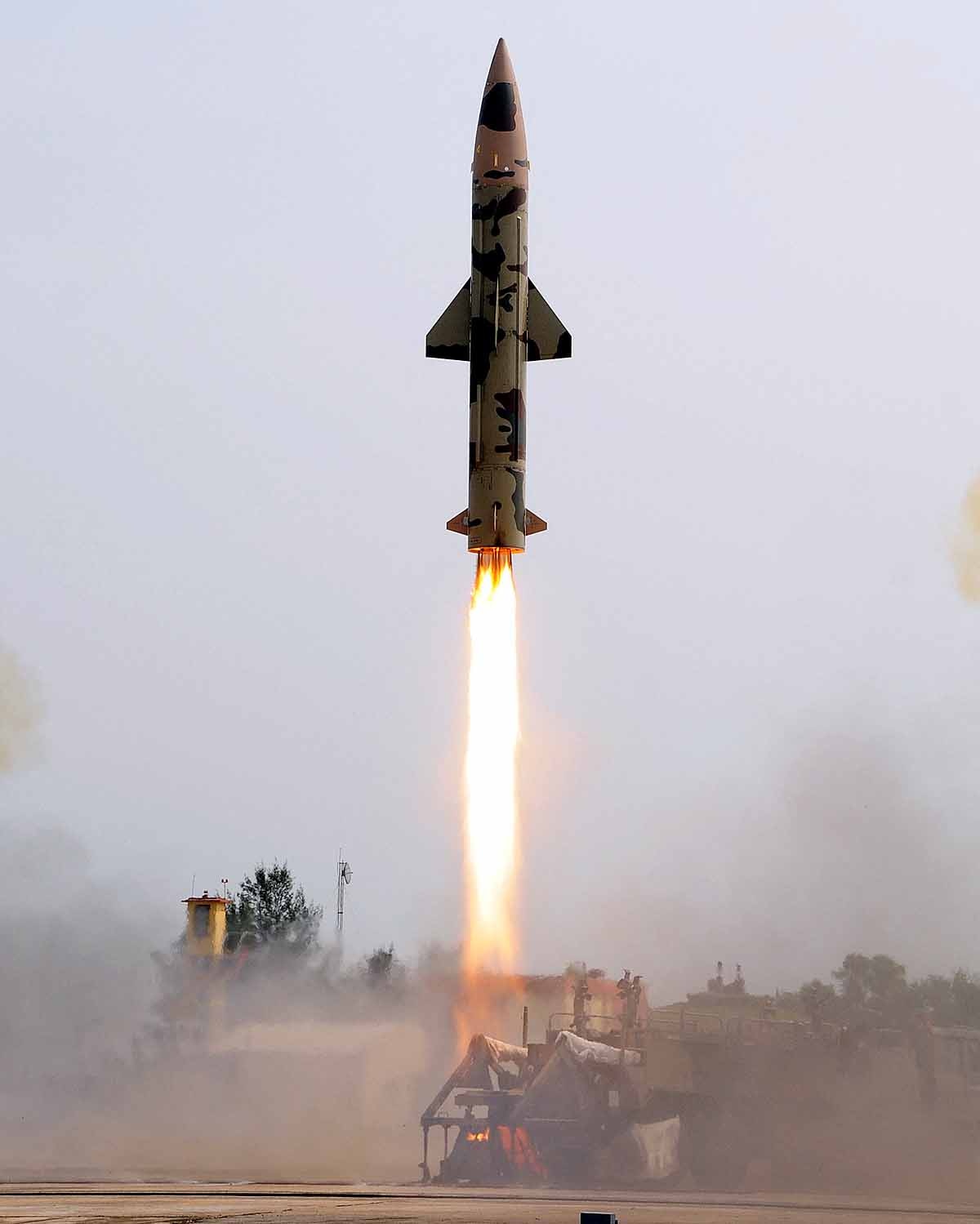 Triple missile tests