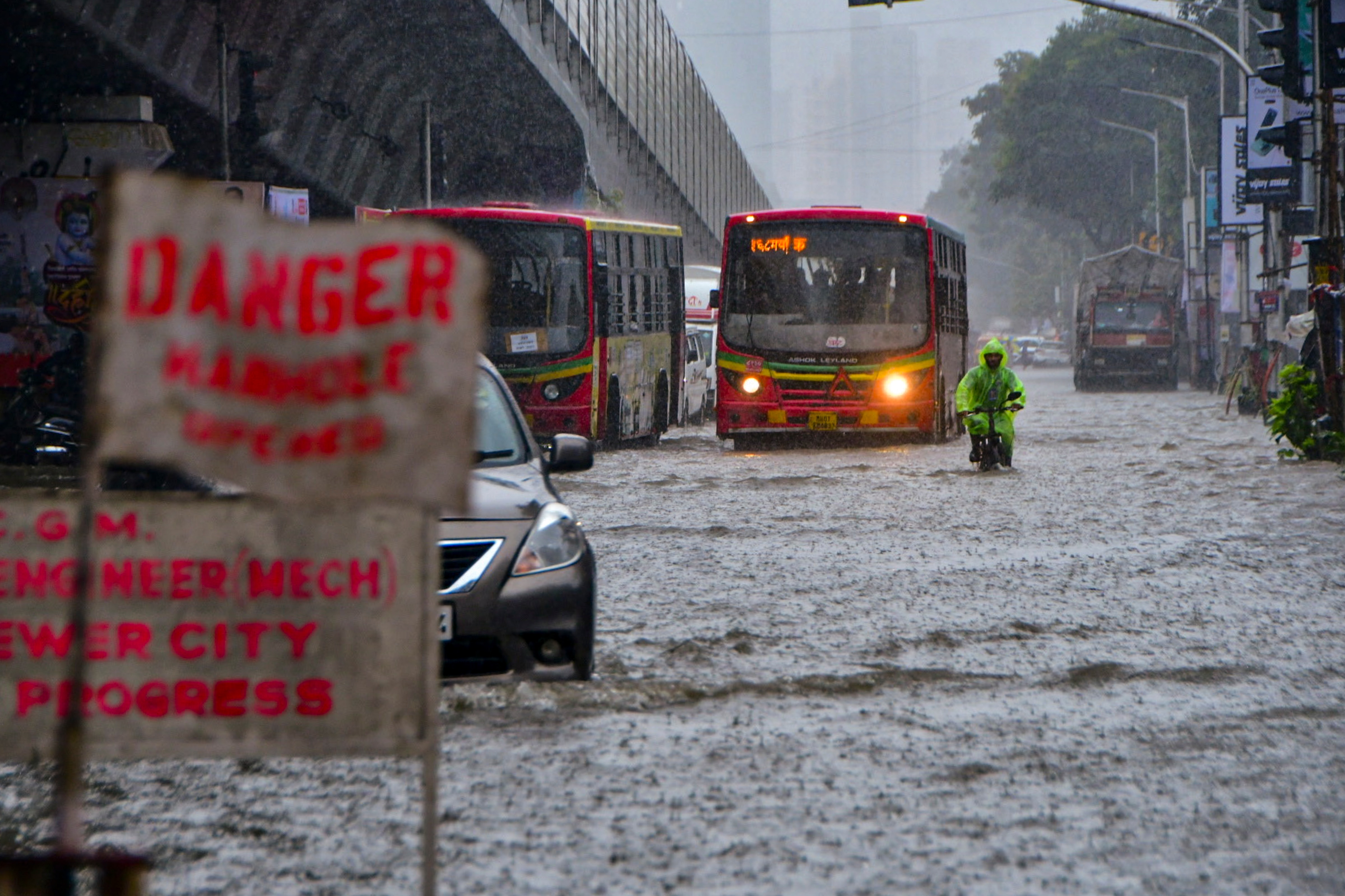 PTI Mumbai Rains