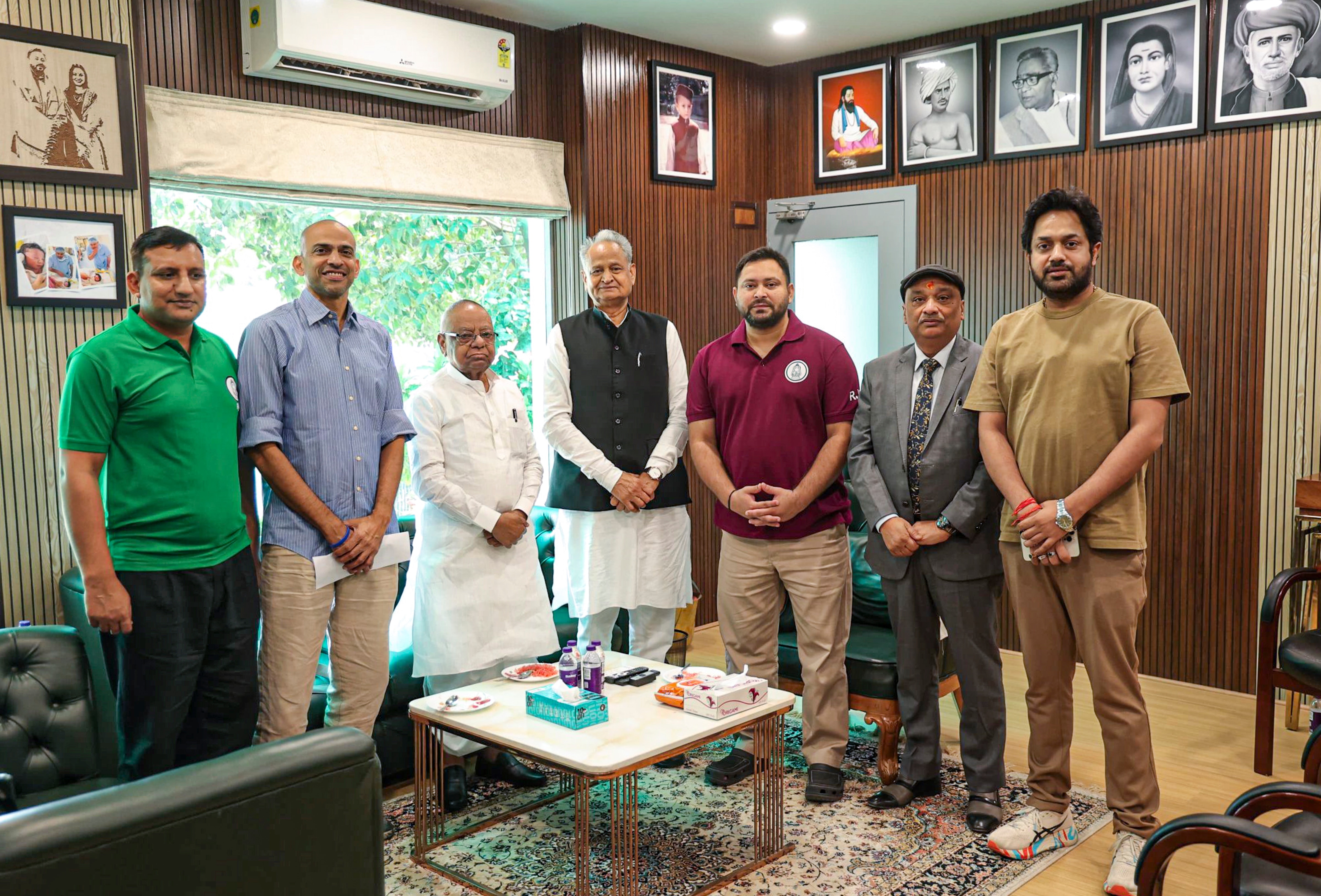 PTI Tejashwi yadav ashok gehlot