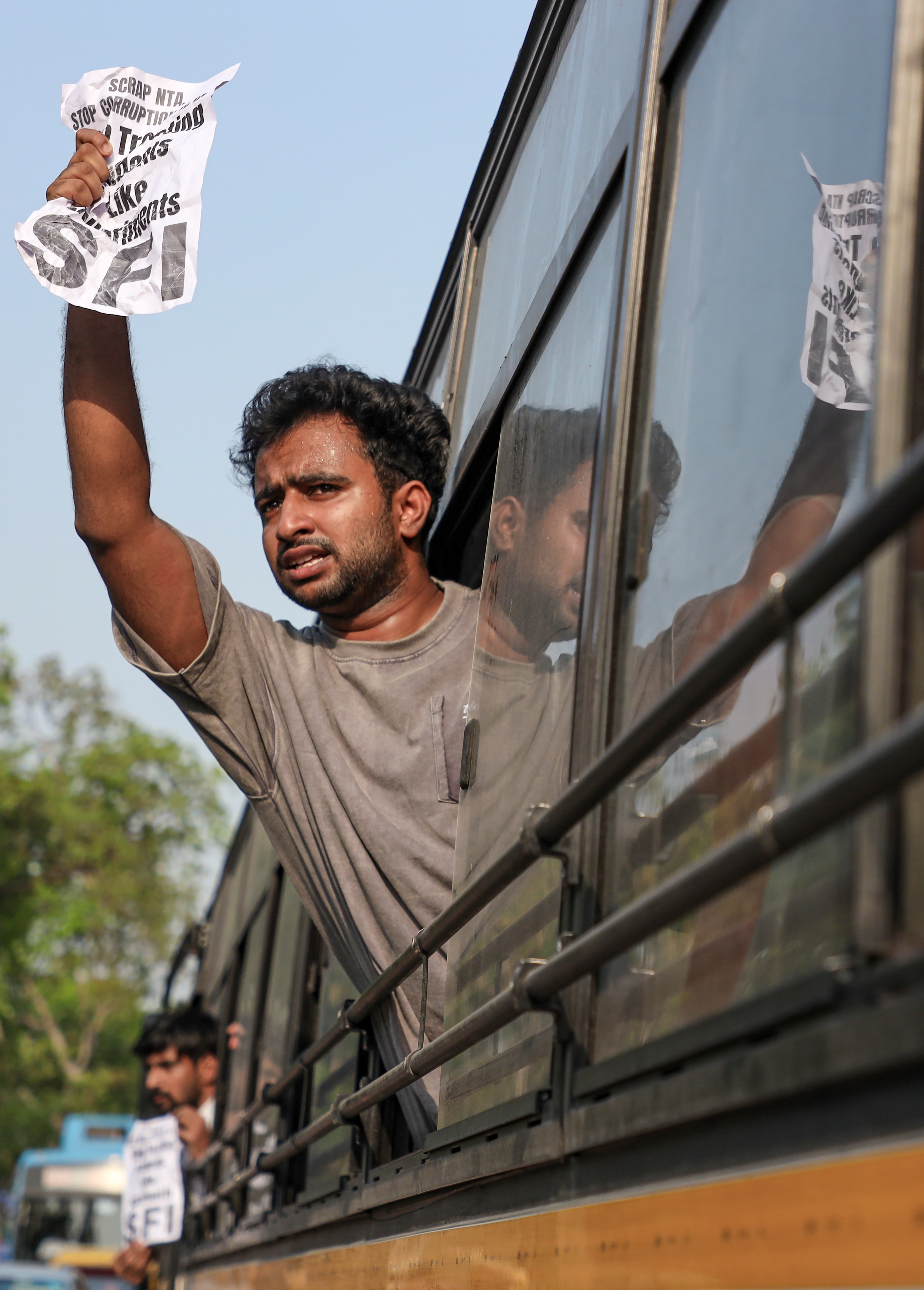 neet exam protest