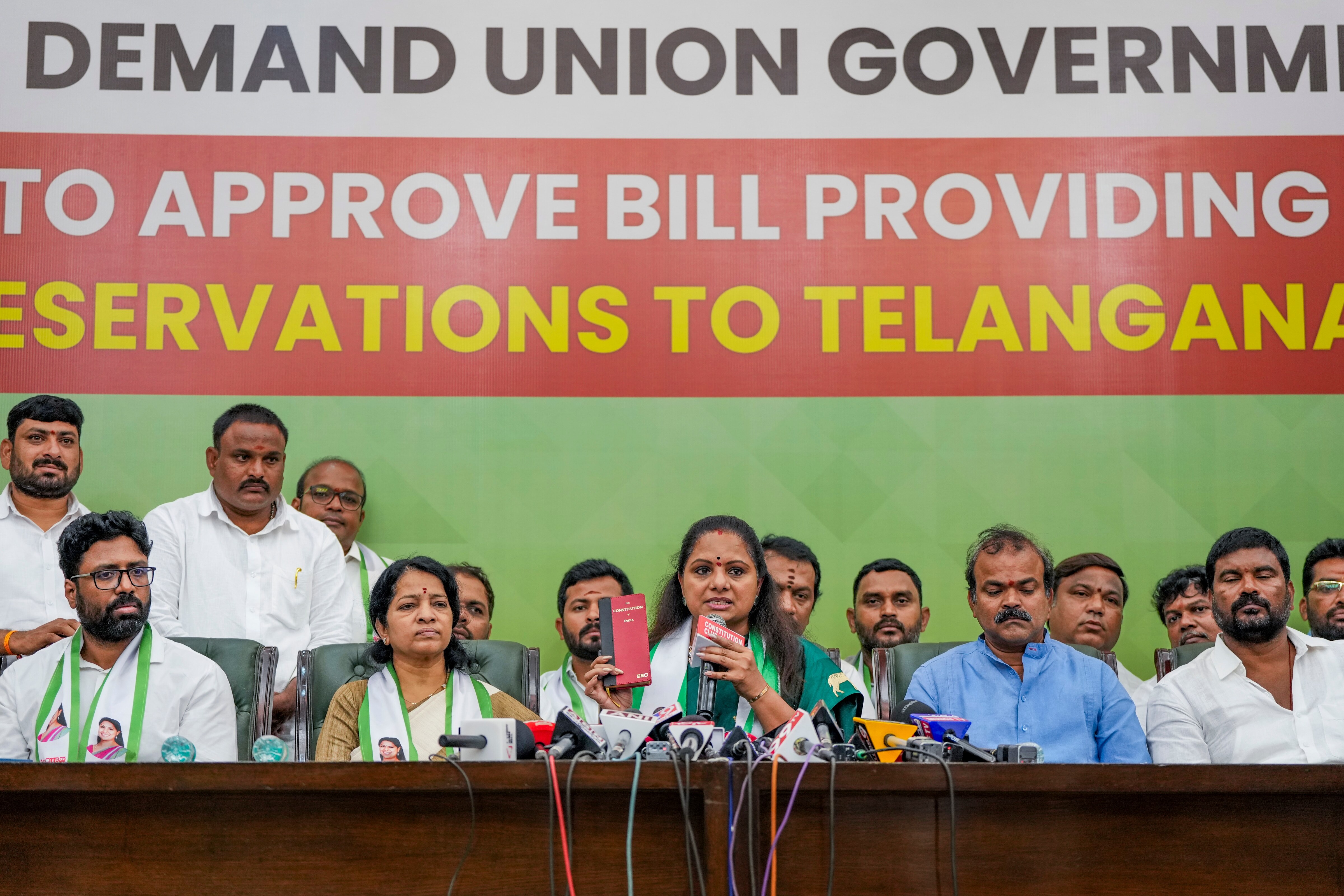 k kavitha press conference