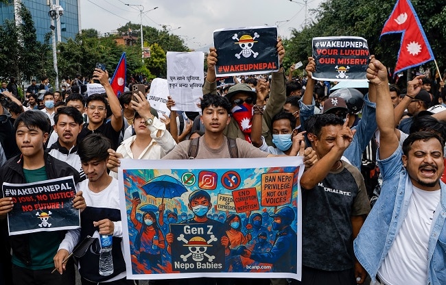 nepal gen z protest (Photo- PTI) nepal gen z protest (Photo- PTI)