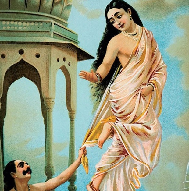 राजा रवि वर्मा की पेंटिंग, पुरुरवा-उर्वशी वियोग