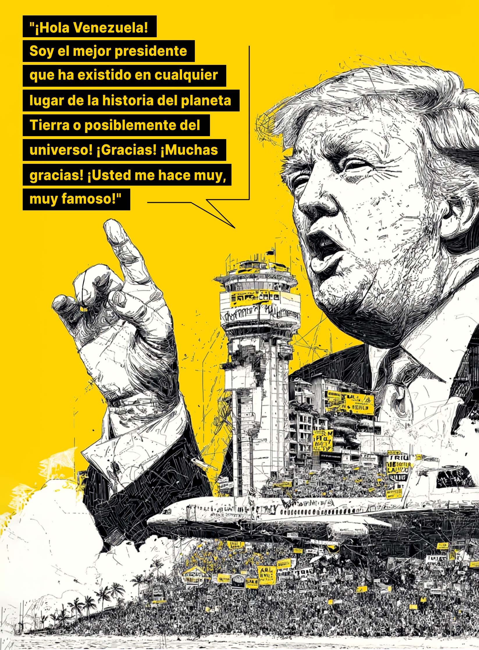 Donald Trum President of Venezuela fiction 2