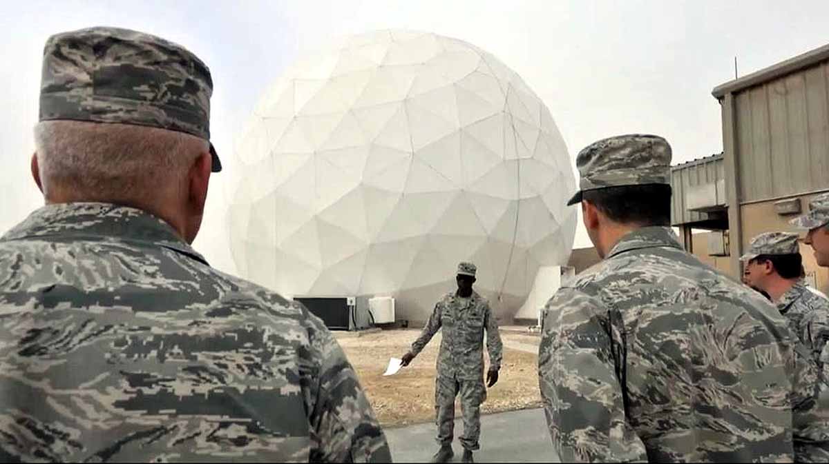 Qatar US Radar Base destroyed Qatar US Radar Base destroyed