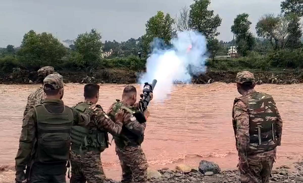 Indian Army Rajouri flood rescue Indian Army Rajouri flood rescue