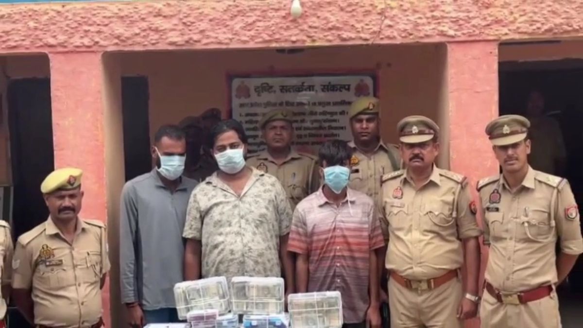 Rampur cyber fraud gang arrested thar car 7 lakh cash recovered