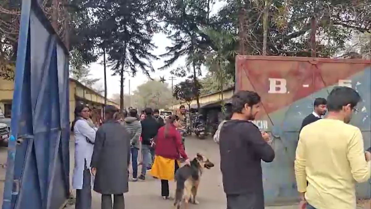 Ranchi dog brutality case video viral two arrested dhurwa police