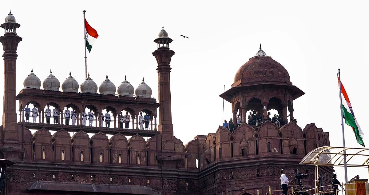 Red Fort multi-layered  security