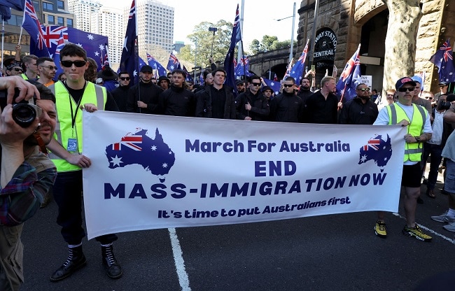 anti immigration protest australia (Photo- Reuters)