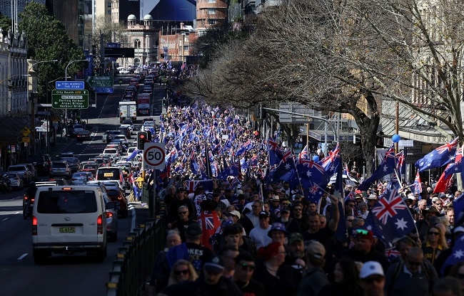 australia anti immigration rally (Photo- Reuters)