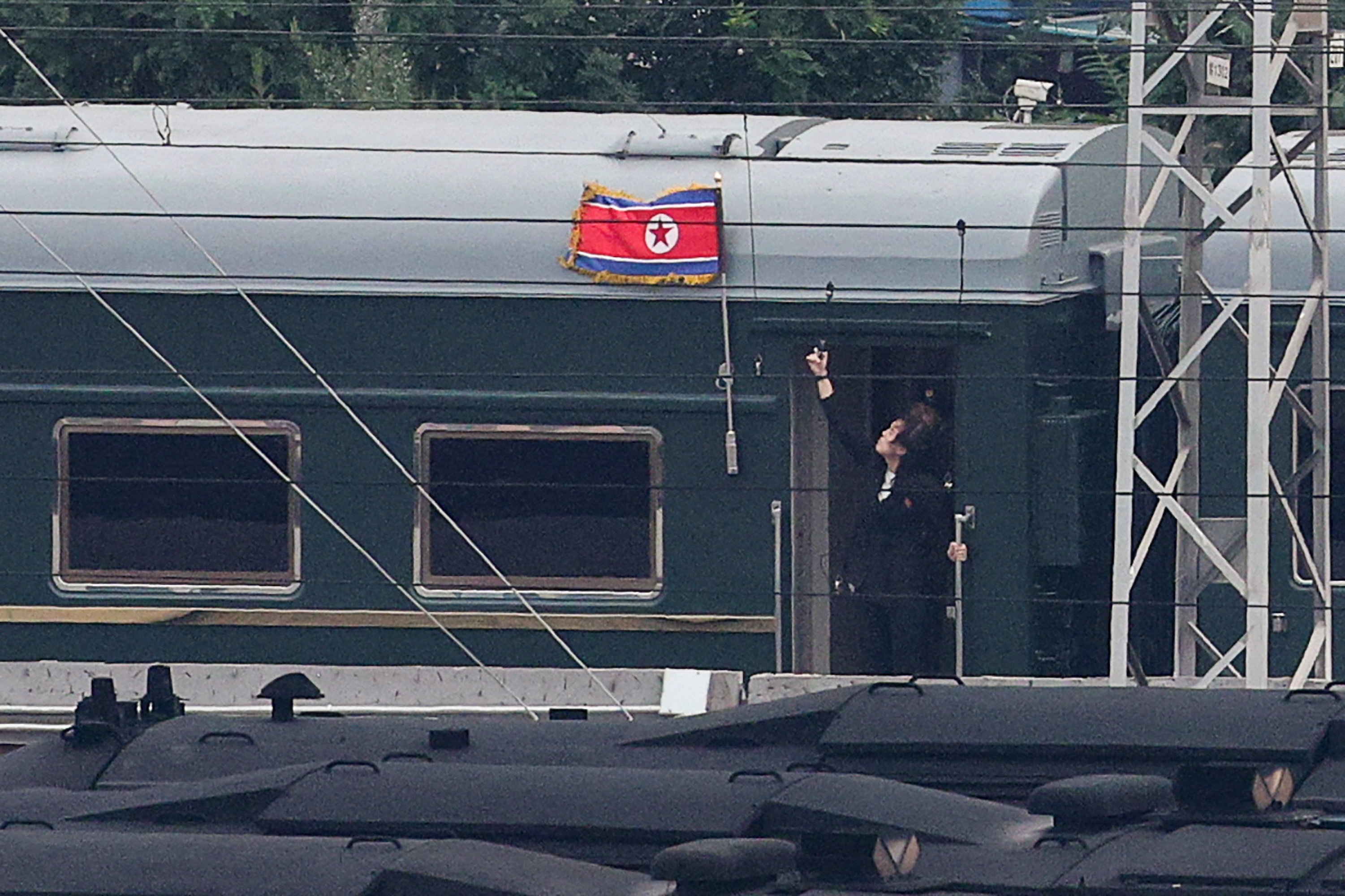 Kim Jong Un armored train