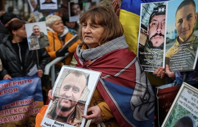 russia ukraine war prisoners protest (Photo- Reuters)