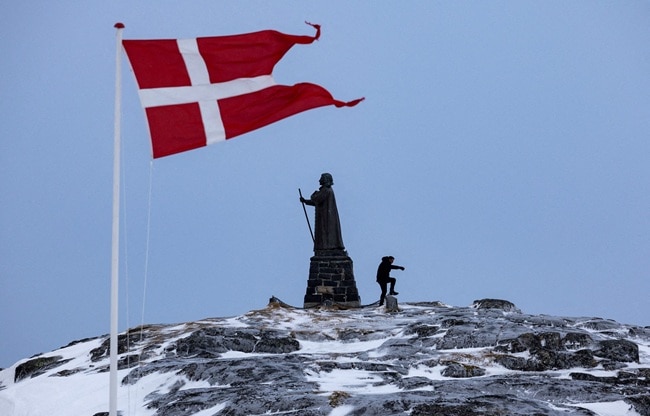 Denmark flag in Greenland (Photo- Reuters) Denmark flag in Greenland (Photo- Reuters)