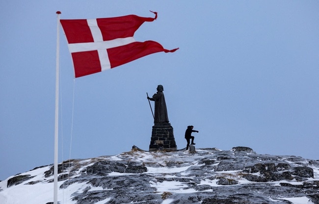 Denmark flag in Greenland (Photo- Reuters) Denmark flag in Greenland (Photo- Reuters)
