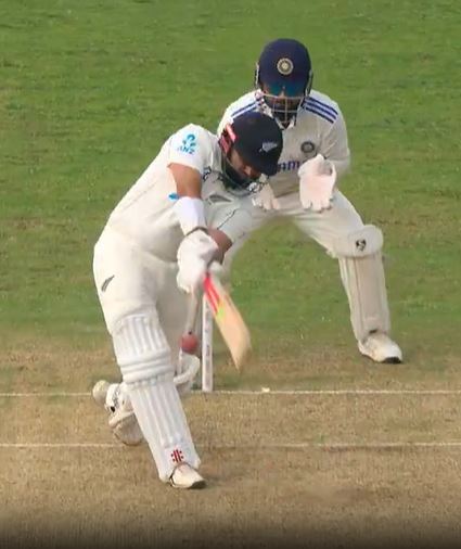 Rishabh Pant plan for Ajaz Patel backfires Rishabh Pant plan for Ajaz Patel backfires