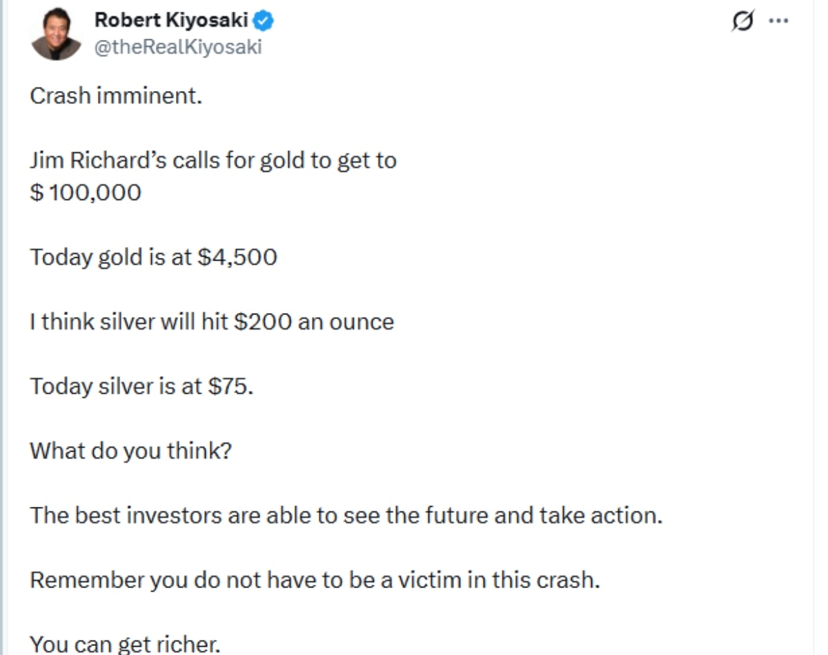 Robert Kiyosaki Post