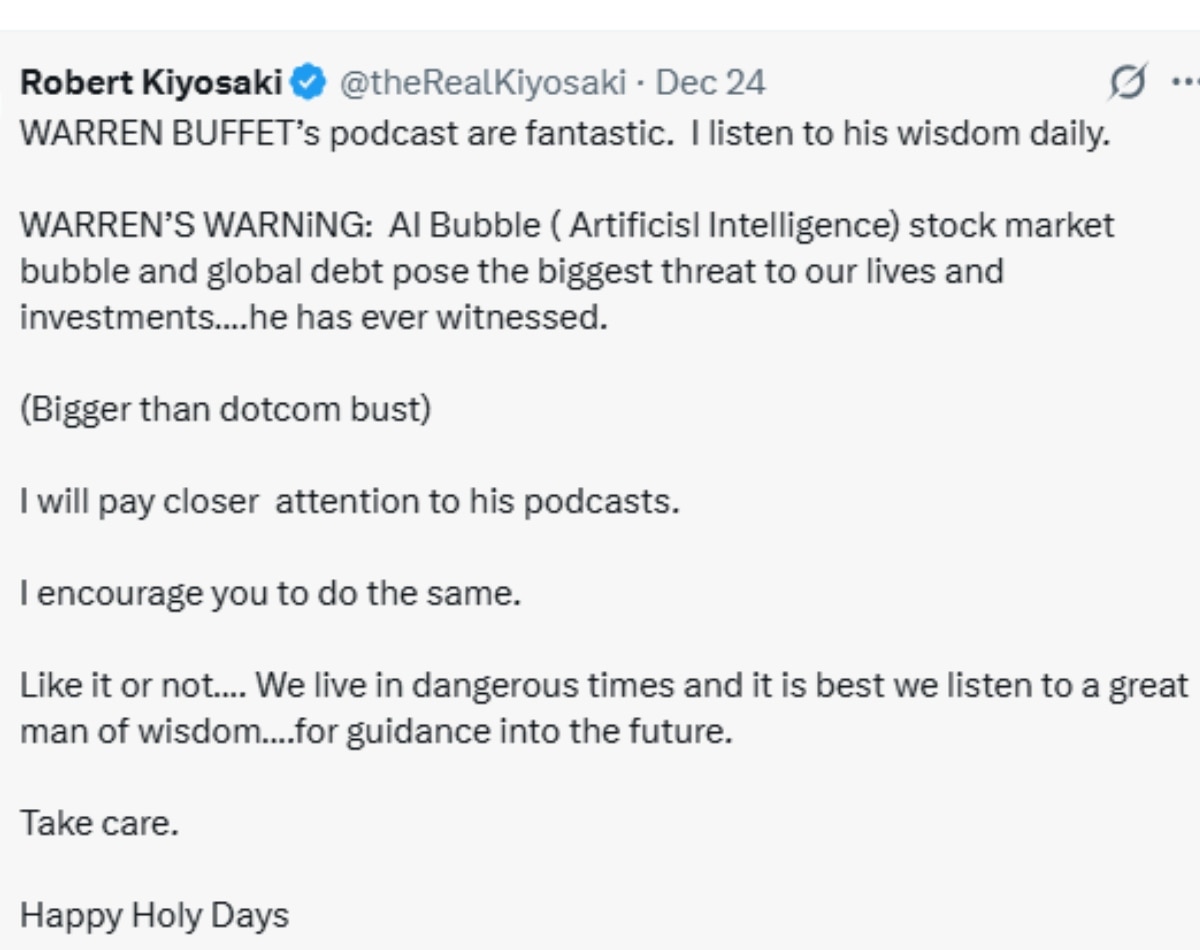 Robert Kiyosaki Post