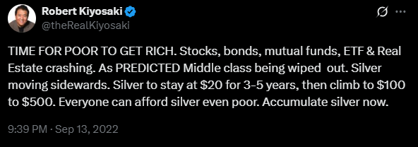 Robert Kiyosaki Post