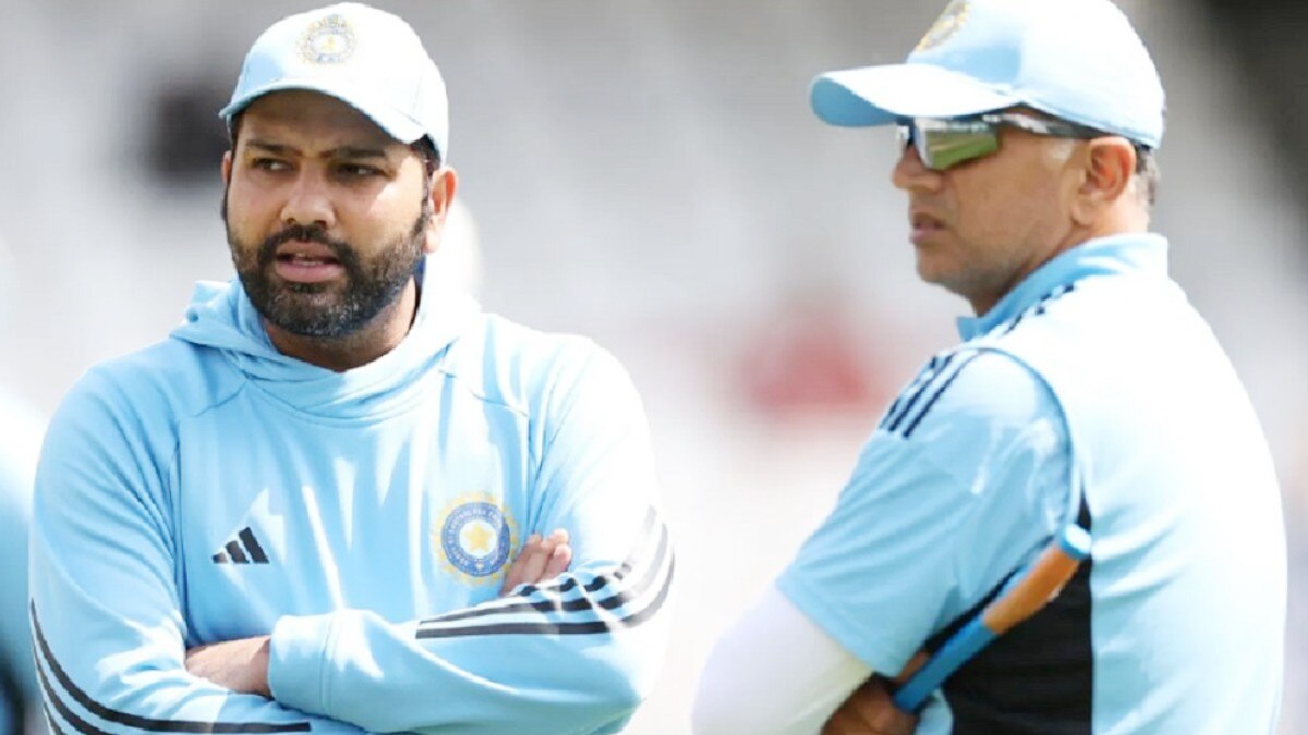 Rohit Sharma and Rahul Dravid Rohit Sharma and Rahul Dravid