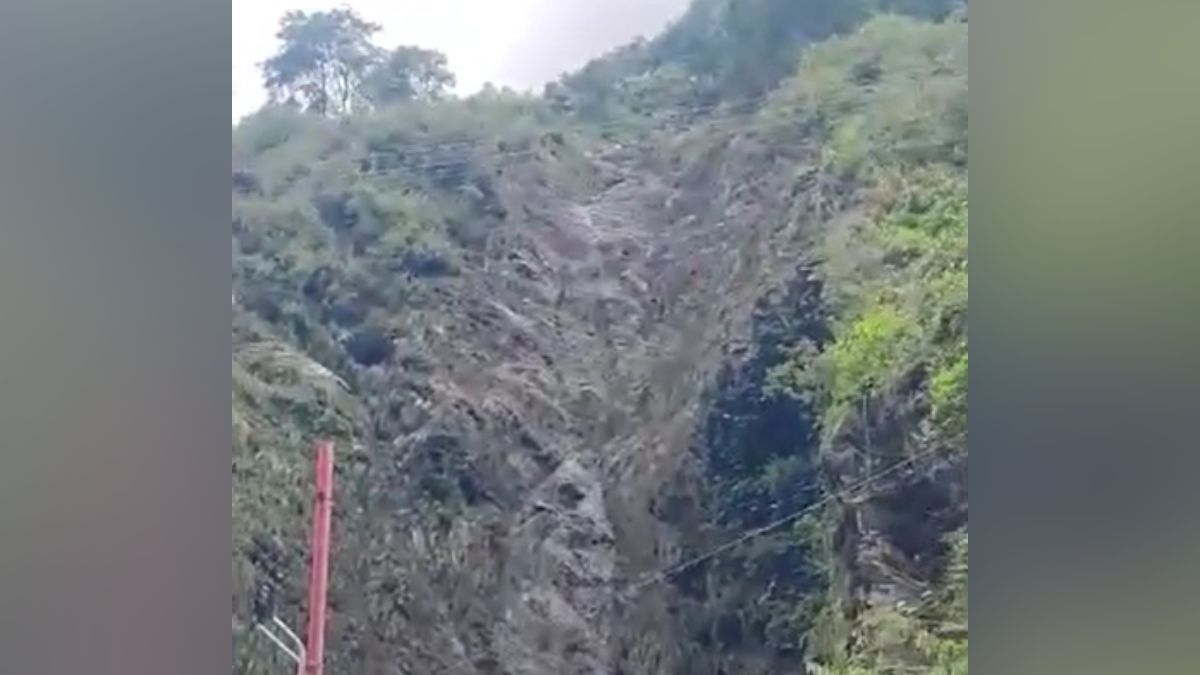 Rudraprayag man died struck boulder landslide Chirbasa Kedarnath route Rudraprayag man died struck boulder landslide Chirbasa Kedarnath route