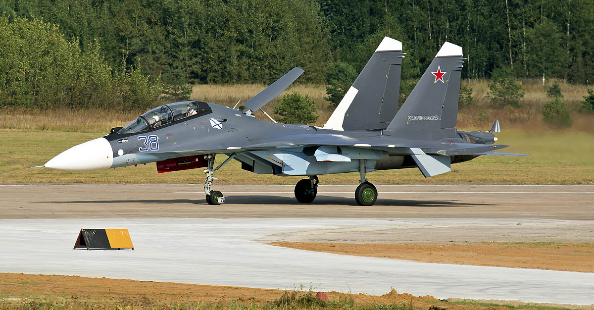Su-30SM crash Kaliningrad