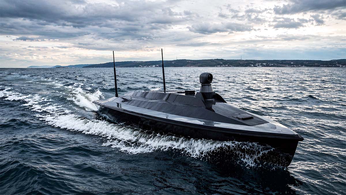 first unmanned surface vessel battle