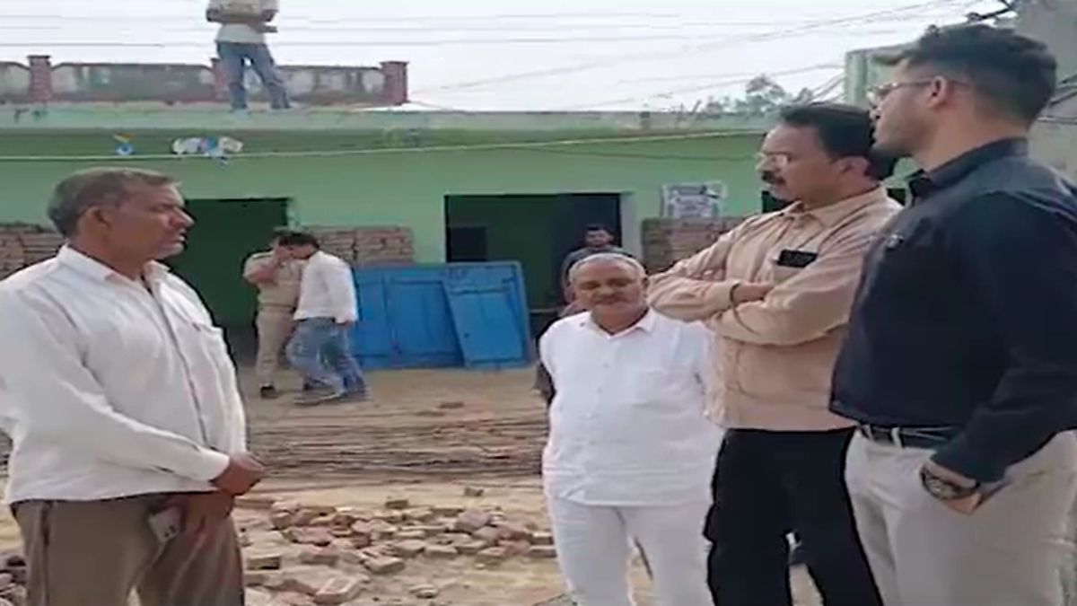sambhal ultimatum villagers demolish illegal madrasa mosque shops