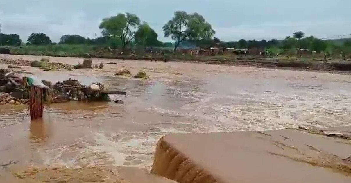 ऊणा में बारिश से तबाही